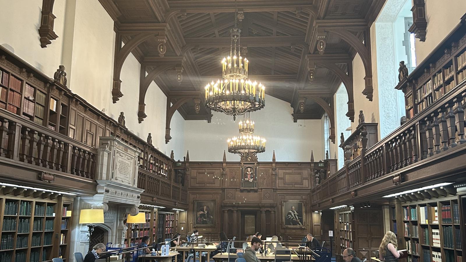 library with study tables