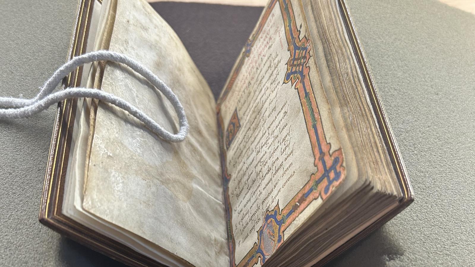 book open on display