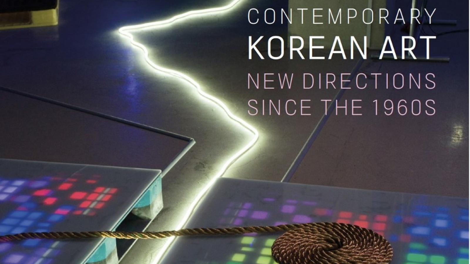 Mina Kim's book cover titled "Contemporary Korean Art- New Directions Since the 1960s"