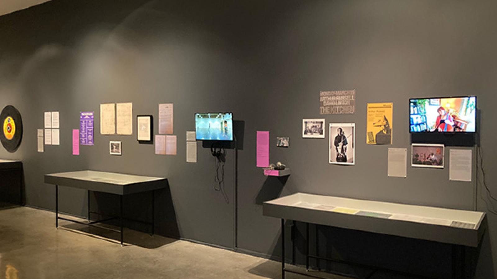 Exhibition gallery from  Liz Rae Heise-Glass's trip. 