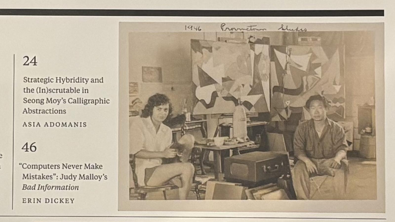 Asia's publication discussed during her presentation