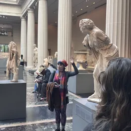 History of art majors visiting the Met, October 2025.