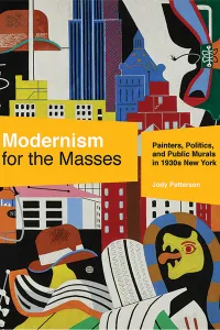 The colorful cover of Jody Patterson's book "Modernism for the Masses"